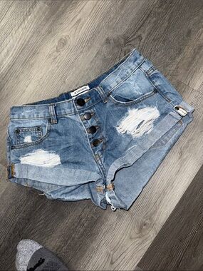 One Teaspoon denim jean shorts